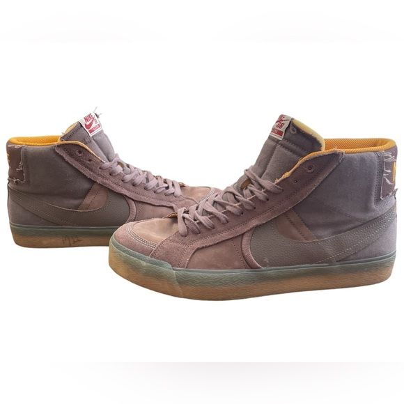 Nike Zoom Blazer Premium Plus SB Mid Brown Gum - Picture 1 of 5